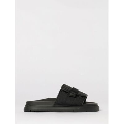 Fendi Sliders Chunky in nylon con monogram FF jacquard Nero Taglia 6 Fendi Sliders Chunky in nylon con monogram FF jacquard Nero Taglia 6