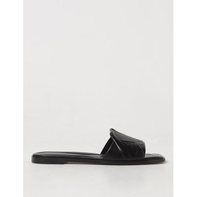 Mcqueen Sliders The Seal in pelle Nero Taglia 36½ Mcqueen Sliders The Seal in pelle Nero Taglia 36½