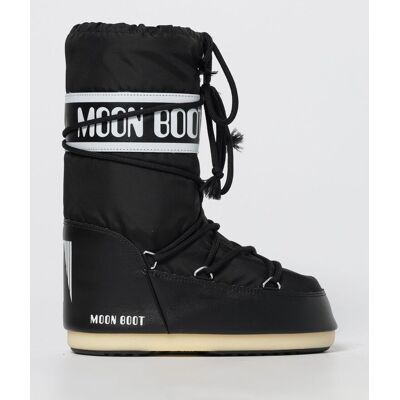 Moon Boot Stivale da neve in nylon imbottito e gomma Nero Taglia 23 Moon Boot Stivale da neve in nylon imbottito e gomma Nero Taglia 23