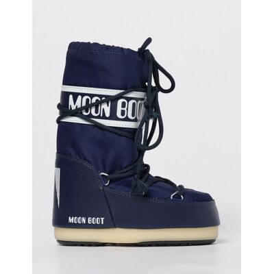 Moon Boot Stivale da neve in nylon imbottito e gomma Blue 1 Taglia 31 Moon Boot Stivale da neve in nylon imbottito e gomma Blue 1 Taglia 31