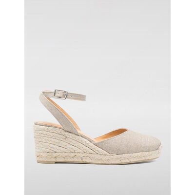 Castañer Espadrillas Cybil in tessuto lamè Sabbia Taglia 41 Castañer Espadrillas Cybil in tessuto lamè Sabbia Taglia 41