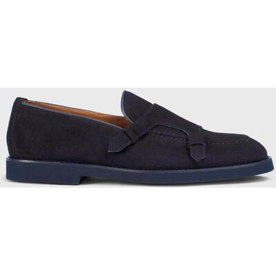 Doucal's Monk Strap in camoscio Blue Taglia 41 Doucal's Monk Strap in camoscio Blue Taglia 41