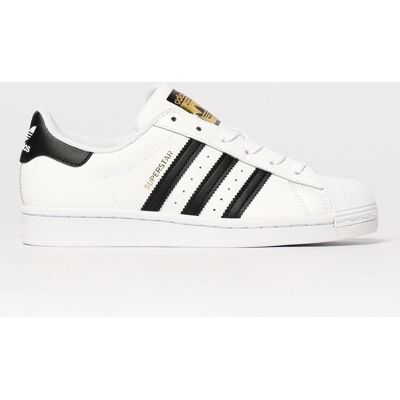 Adidas Sneakers Superstar in pelle Bianco Taglia 7½ Adidas Sneakers Superstar in pelle Bianco Taglia 7½
