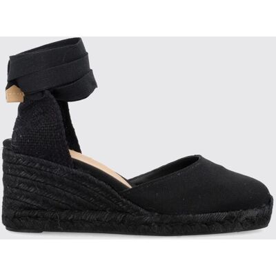 Castañer Espadrillas Carina in canvas di cotone Nero Taglia 38 Castañer Espadrillas Carina in canvas di cotone Nero Taglia 38