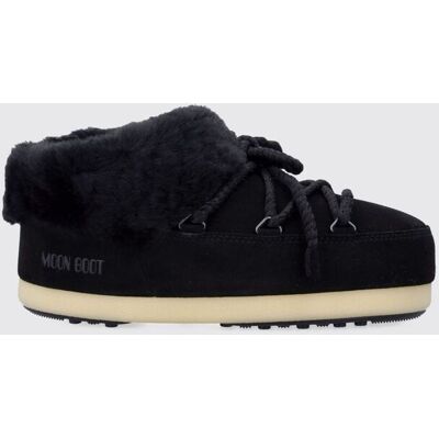 Moon Boot Stivaletto Evx Mule in camoscio e pelliccia sintetica Nero Taglia 35 Moon Boot Stivaletto Evx Mule in camoscio e pelliccia sintetica Nero Taglia 35