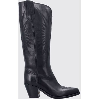 Golden Goose Stivale Wish Star in pelle Nero Taglia 36 Golden Goose Stivale Wish Star in pelle Nero Taglia 36