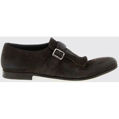Church's Monk Strap Shanghai in camoscio con motivo brogue Marrone Taglia 10 Church's Monk Strap Shanghai in camoscio con motivo brogue Marrone Taglia 10