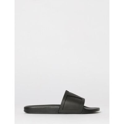 Valentino Garavani Sliders Viva Superstar in gomma Nero Taglia 40 Valentino Garavani Sliders Viva Superstar in gomma Nero Taglia 40