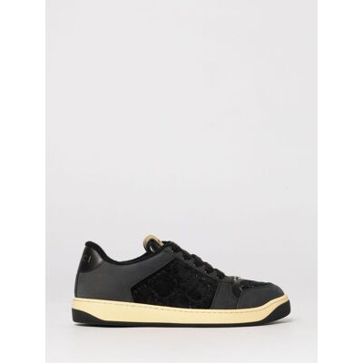 Gucci Sneakers Screener in pelle e velluto con monogram GG di strass Blue Taglia 36 Gucci Sneakers Screener in pelle e velluto con monogram GG di strass Blue Taglia 36