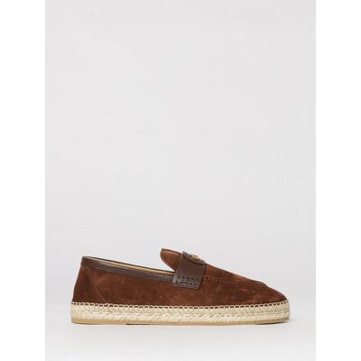 Valentino Garavani Espadrillas VLogo Signature in camoscio Cacao Taglia 39 Valentino Garavani Espadrillas VLogo Signature in camoscio Cacao Taglia 39