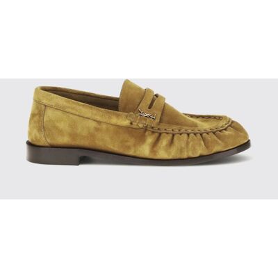 Saint Laurent Mocassino Le Loafer in camoscio Cuoio Taglia 38 Saint Laurent Mocassino Le Loafer in camoscio Cuoio Taglia 38