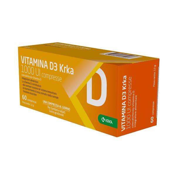 krka vitamina d3 krka 1000 ui 60 compresse
