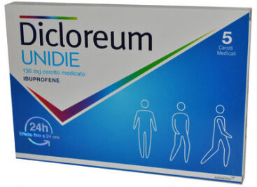 Alfasigma Spa Dicloreum Unidie 5 cerotti Medicati 136mg