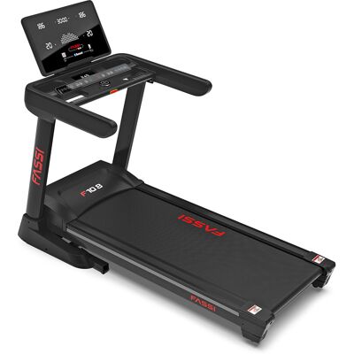 Fassi F 10.8 Tapis Roulant Elettrico, motore 3,5 Hp, 20 livelli di inclinazione, velocità 22 km/h, collegamento Bluetooth Fassi F 10.8 Tapis Roulant Elettrico, motore 3,5 Hp, 20 livelli di inclinazione, velocità 22 km/h, collegamento Bluetooth