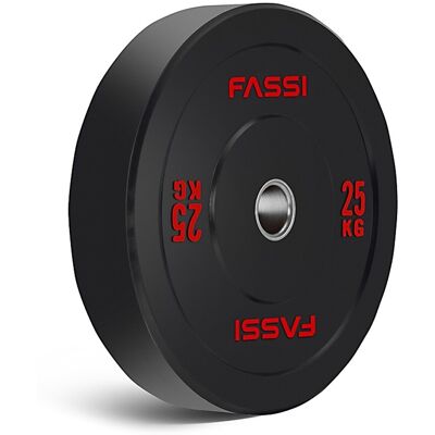 Fassi Bumper plate Olimpionico gommato 25 kg Fassi Bumper plate Olimpionico gommato 25 kg