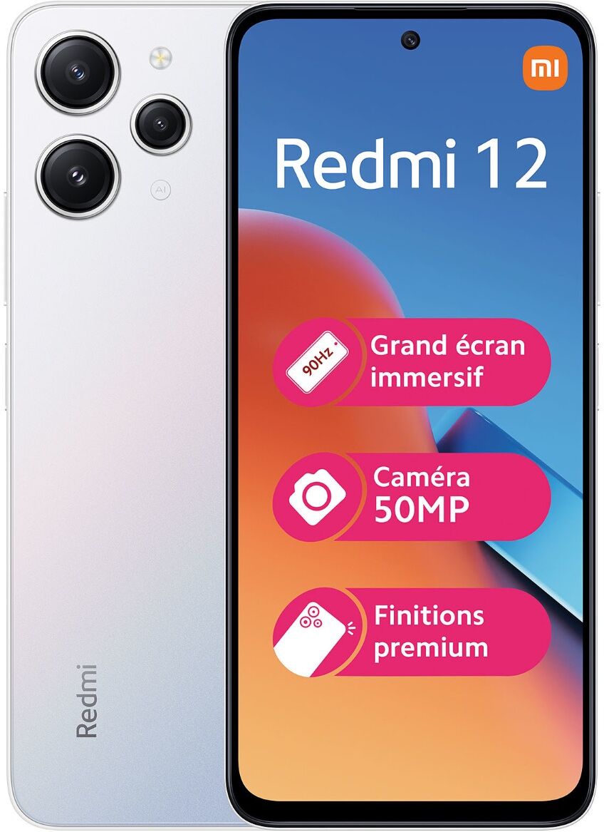 Xiaomi Redmi 12 5G 128GB 4GB RAM Dual Sim Silver Europa