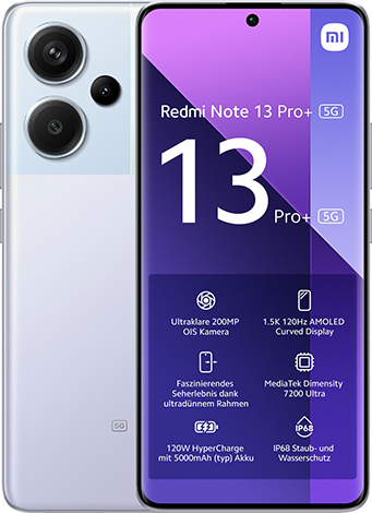 Xiaomi Redmi Note 13 Pro+ 5G 512GB 12GB RAM Dual Sim Purple Europa