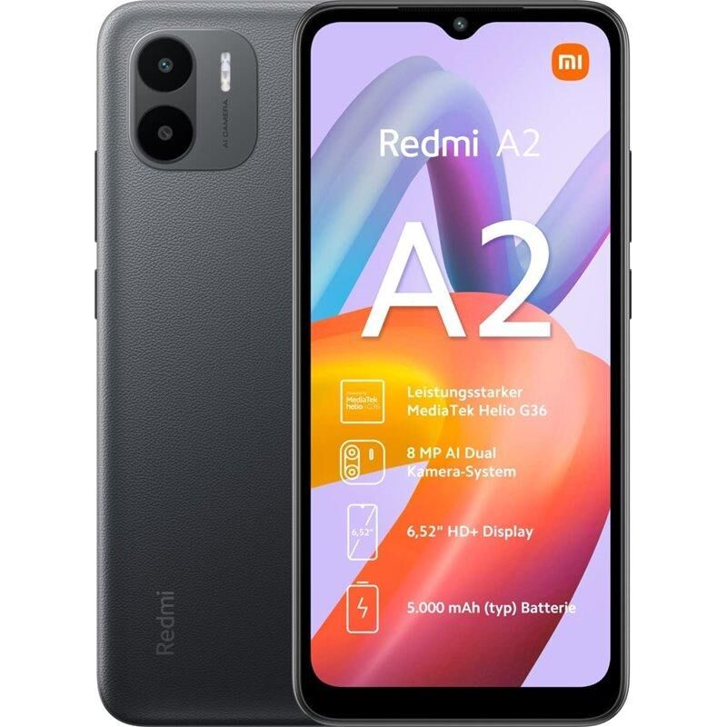 Xiaomi Redmi A2 4G 64GB 3GB RAM Dual Sim Black Europa