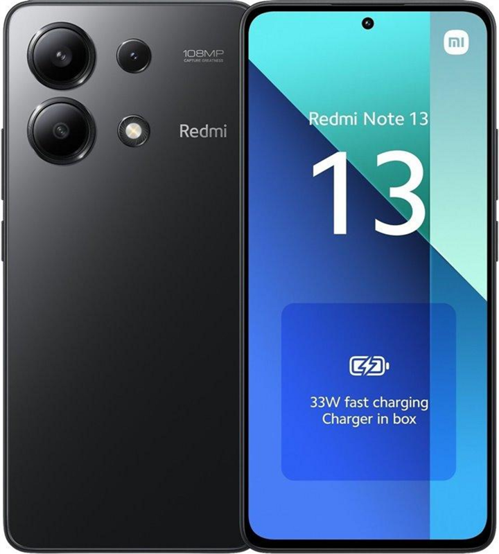 Xiaomi Redmi Note 13 4G 256GB 8GB RAM Dual Sim Black Europa