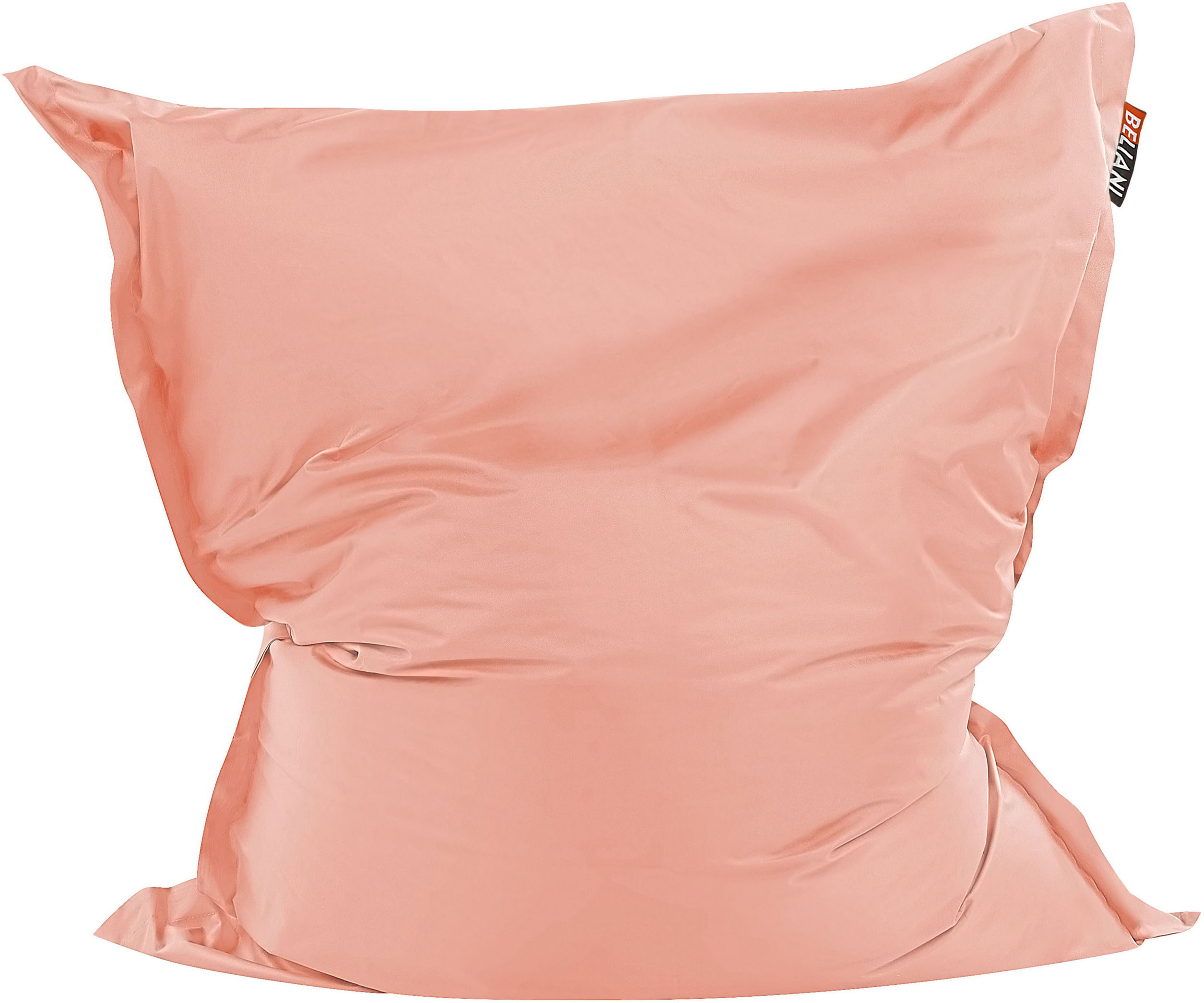 Beliani Coperta per poltrona sacco impermeabile grande in nylon rosa pesca 140 x 180 cm Rosa