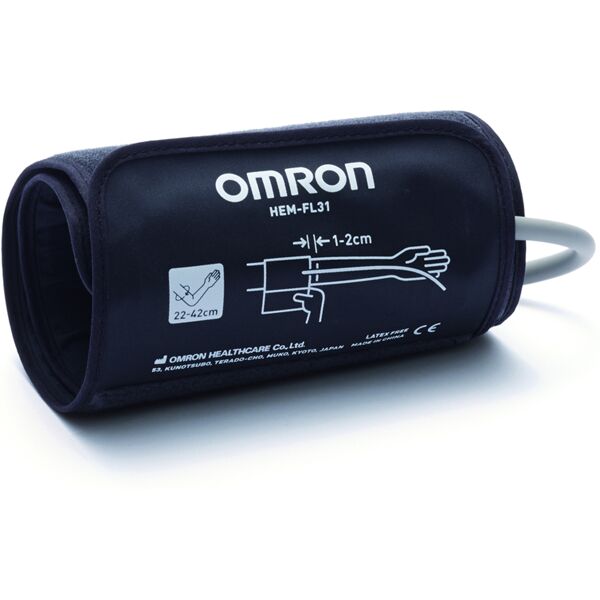 corman spa omron easy cuff bracciale per sfigmomanometro m2/m3 22-42cm nero - affidabilità e comfort per le tue misure della pressione