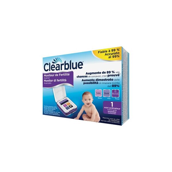 procter & gamble srl clearblue - monitor di fertilità avanzato, monitoraggio della fertilità, 1 pezzo