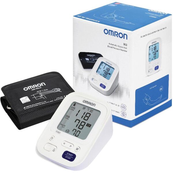 corman omron m3 misuratore di pressione con bracciale automatico - monitoraggio preciso della pressione arteriosa