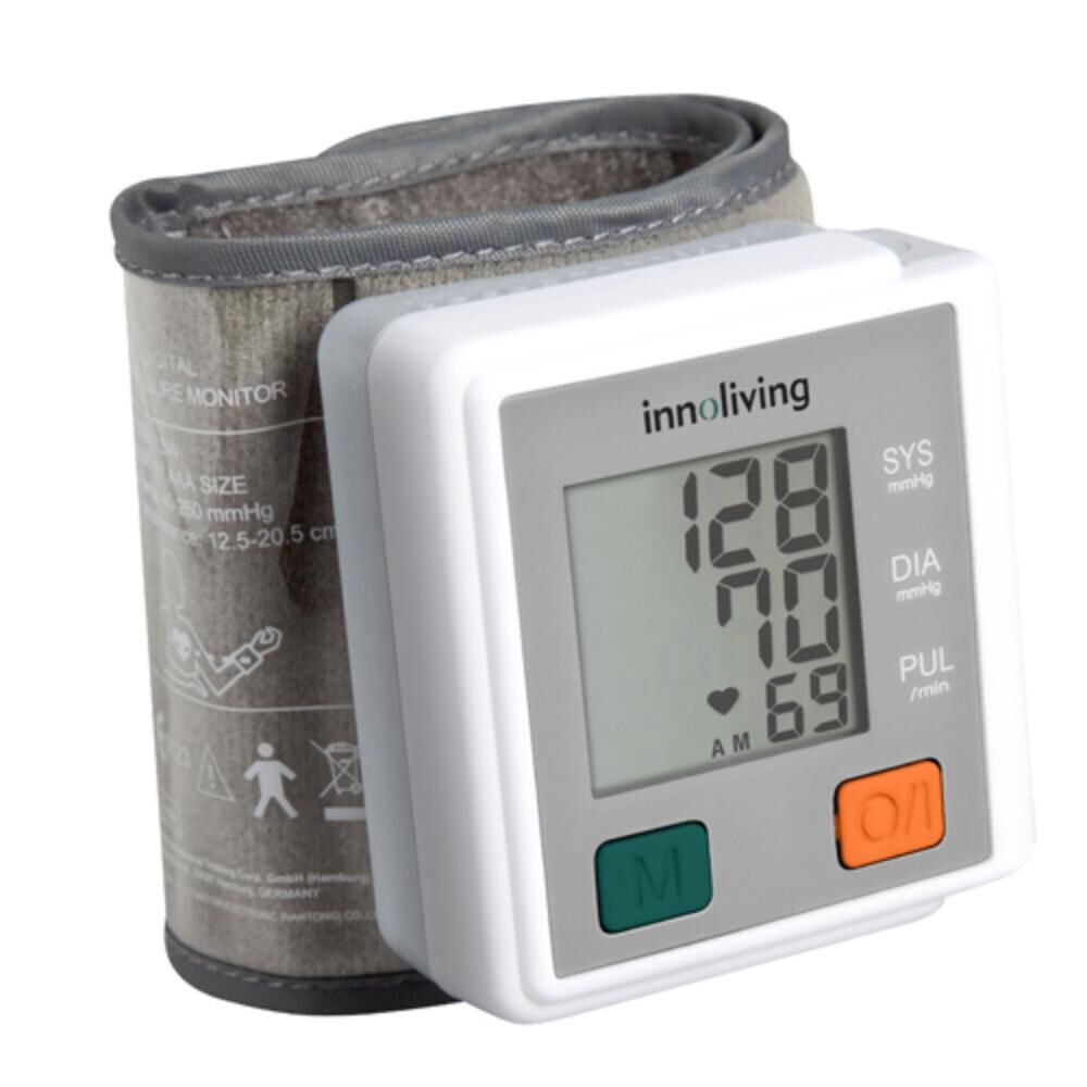 innoliving spa misuratore di pressione digitale da polso - monitoraggio facile e preciso della pressione sanguigna