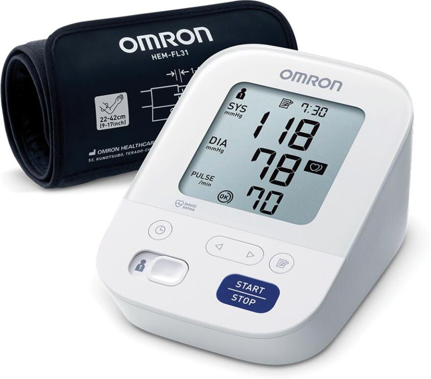 corman spa omron m3 comfort intelli wrap sfigmomanometro da braccio - monitoraggio preciso della pressione arteriosa