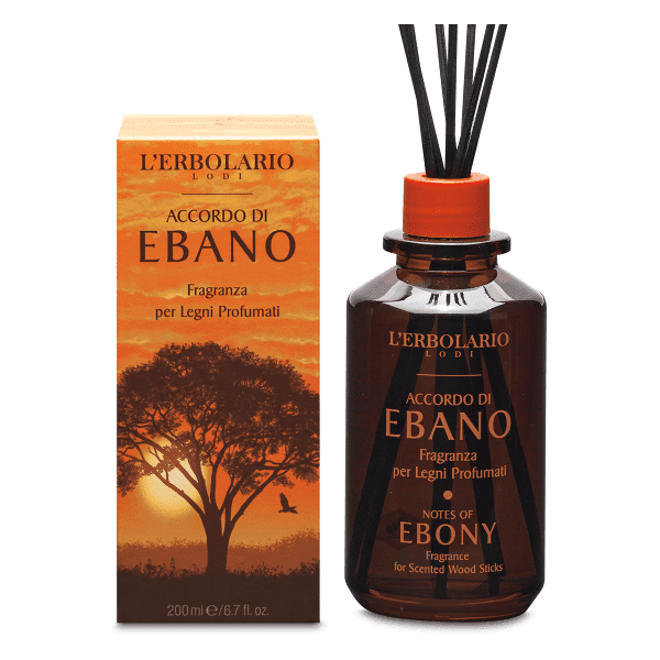 l'erbolario srl l'erbolario - fragranza per legni profumati accordo di ebano 200 ml - profuma e rigenera i tuoi legni con la miglior fragranza profumata