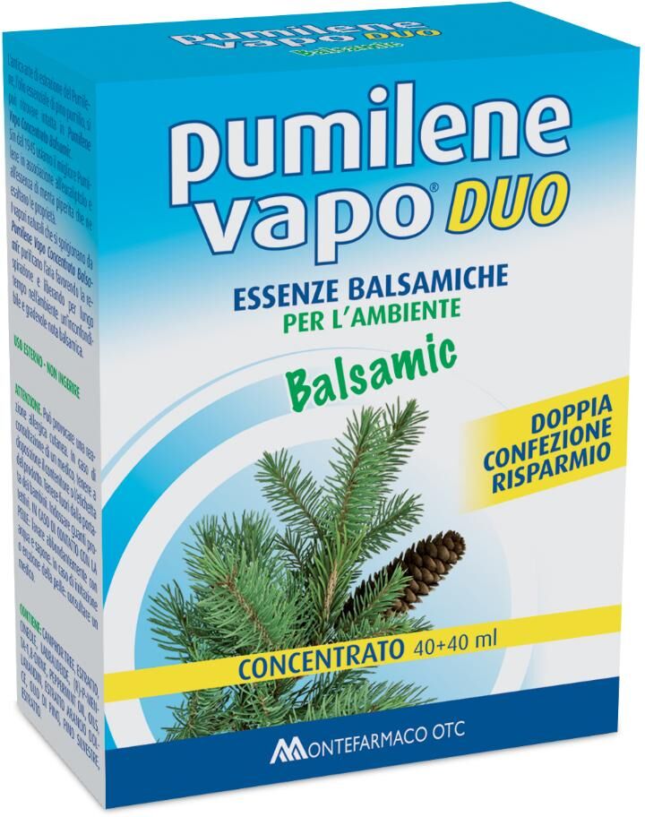 Montefarmaco Otc Spa Pumilene Balsamic Salute nellAria Essenze Balsamiche Duo Vapo Concentr 2x40 ml