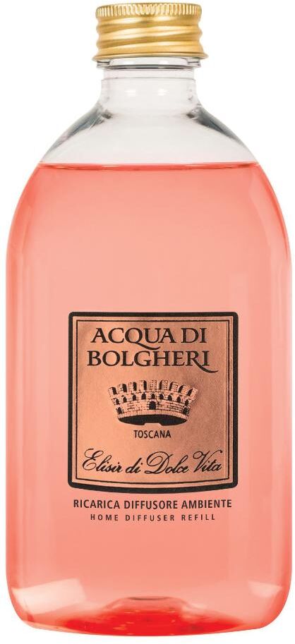 Acqua Di Bolgheri Srl Acqua di Bolgheri Ricarica Diffusore Elisir di Dolce Vita 500ml - Ricarica per un'Esperienza Sensoriale Unica