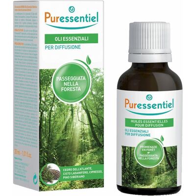 PURESSENTIEL ITALIA Srl Puressentiel Oli Essenziali per Diffusione Passeggiata nella Foresta, 30ml – Profumo Legnoso e Purificante PURESSENTIEL ITALIA Srl Puressentiel Oli Essenziali per Diffusione Passeggiata nella Foresta, 30ml – Profumo Legnoso e Purificante