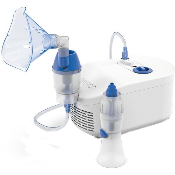 corman omron nebulizzatore a compressione c102 total - trattamento respiratorio completo