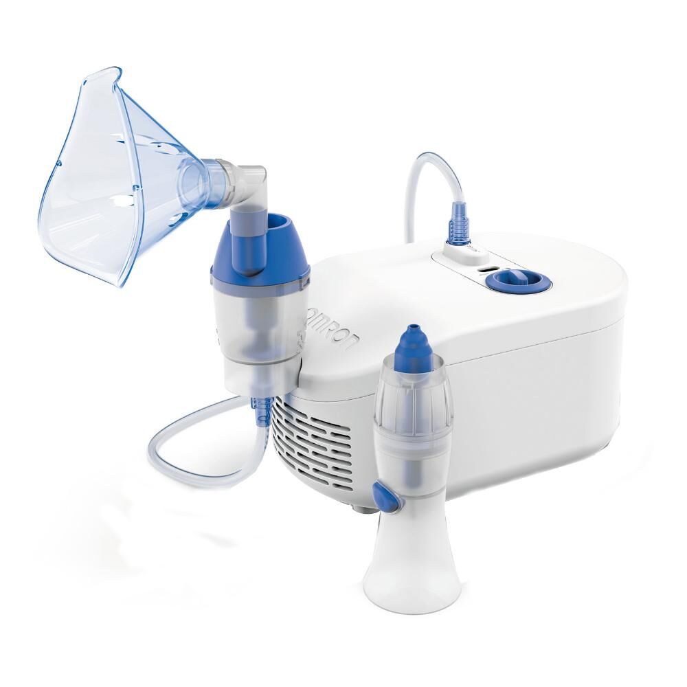 Corman Spa Omron Nebulizzatore a Compressione C102 Total - Trattamento Respiratorio Completo