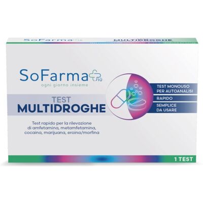 Test Rapido Multidroghe Sofarma - Kit di Screening Urinario Test Rapido Multidroghe Sofarma - Kit di Screening Urinario