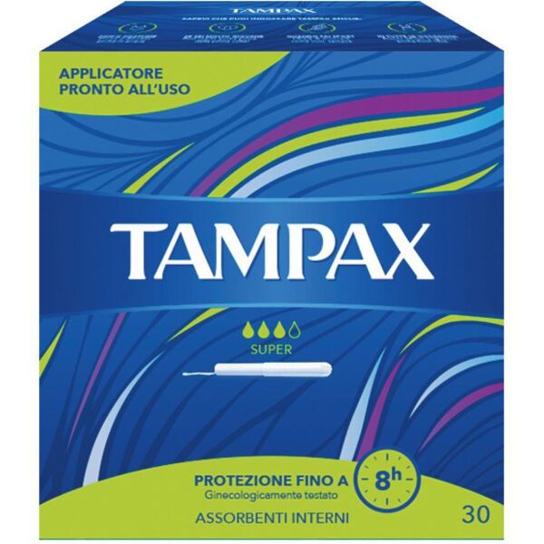 fater femcare tampax super blue box 30pz 1924