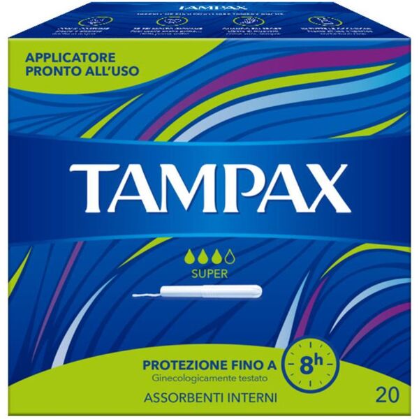 fater spa tampax blue box super 20pz