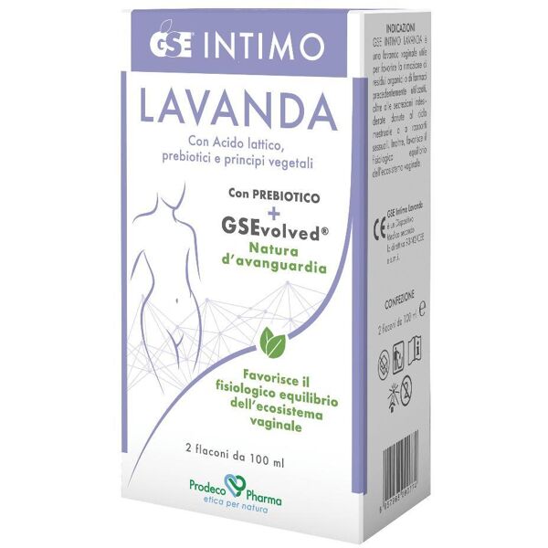 prodeco pharma srl gse intimo lavanda 2 flaconi da 100ml - lavanda vaginale per un igiene intima naturale