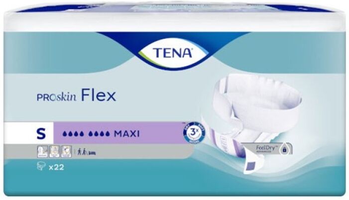 essity italy spa tena flex maxi pannolone a cintura small 22 pezzi - protezione e comfort con tecnologia avanzata