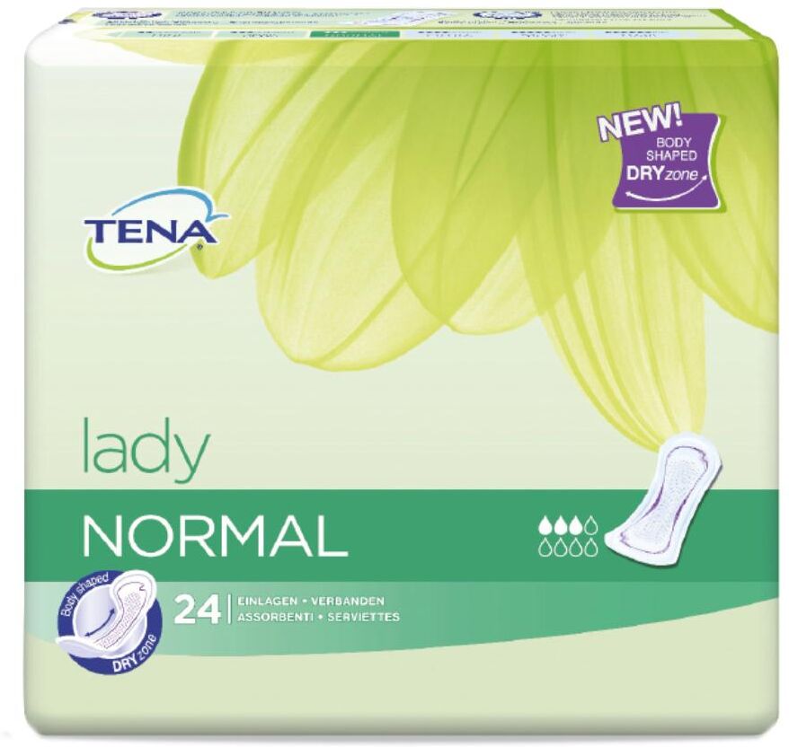 essity tena lady normal pannolini 12 pezzi - assorbente per perdite urinarie da leggere a moderate