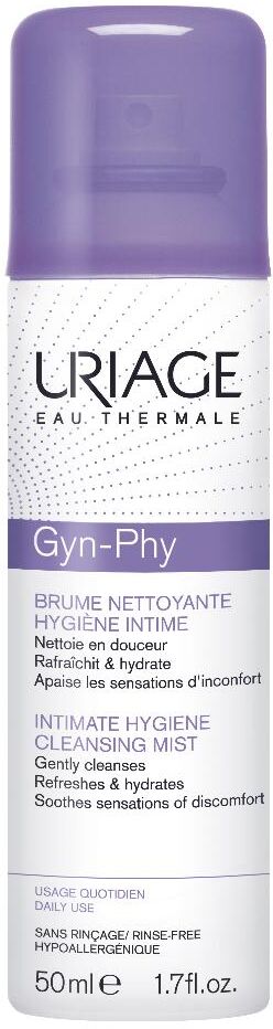 Uriage Gyn Phy Bruma Detergente Igiene Intima Spray 50ml - Detergente e Rinfrescante per l'Igiene Intima