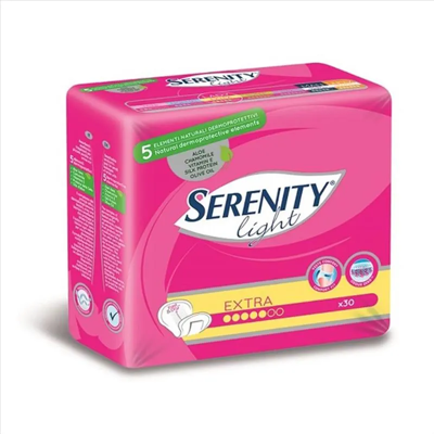Assorbenti per incontinenza Serenity Spa - Light Lady Extra 30 pezzi Assorbenti per incontinenza Serenity Spa - Light Lady Extra 30 pezzi