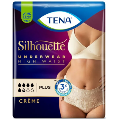TENA Silhouette Plus Crema Taglia L - Mutandine assorbilavita TENA Silhouette Plus Crema Taglia L - Mutandine assorbilavita