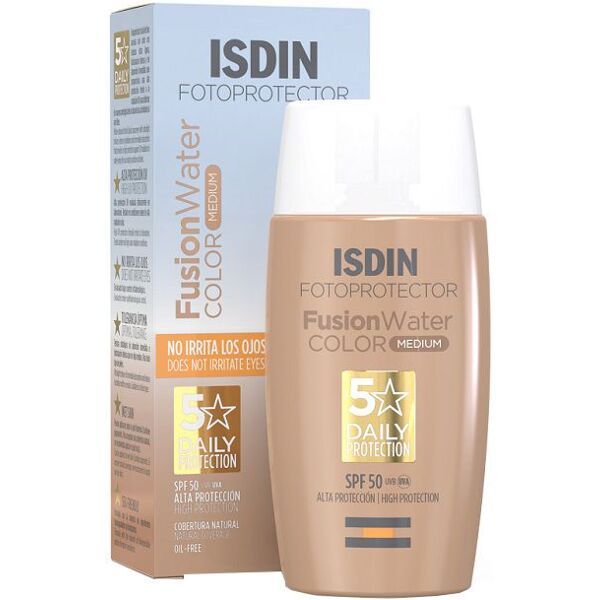 isdin srl isdin fotoprotector fusion water color viso spf50 50 ml - protezione solare colorata