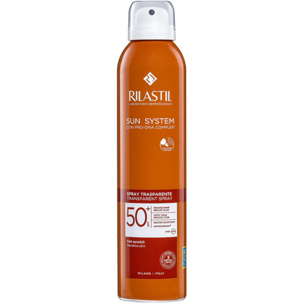 ist.ganassini spa rilastil sun system spray trasparente solare spf 50+ corpo 200ml - protezione molto alta