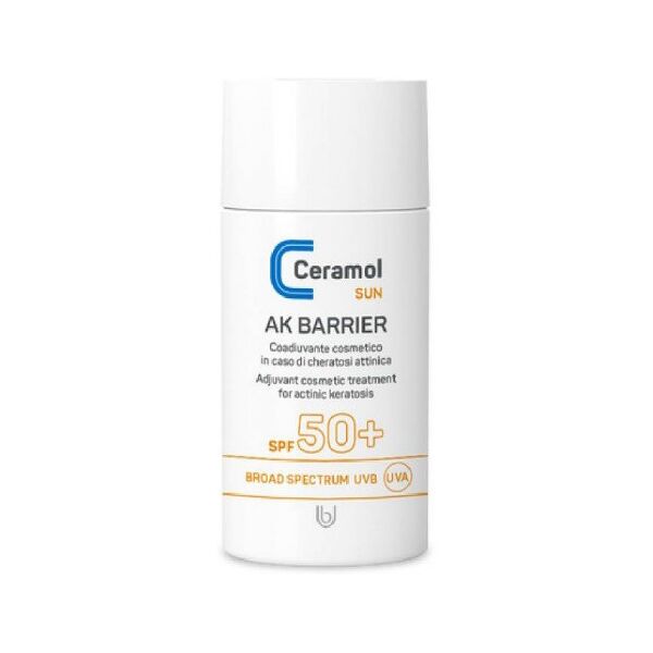 unifarco ceramol sun ak barrier fluido protettivo cheratosi attinica 50ml - protezione solare avanzata per pelli con cheratosi attinica