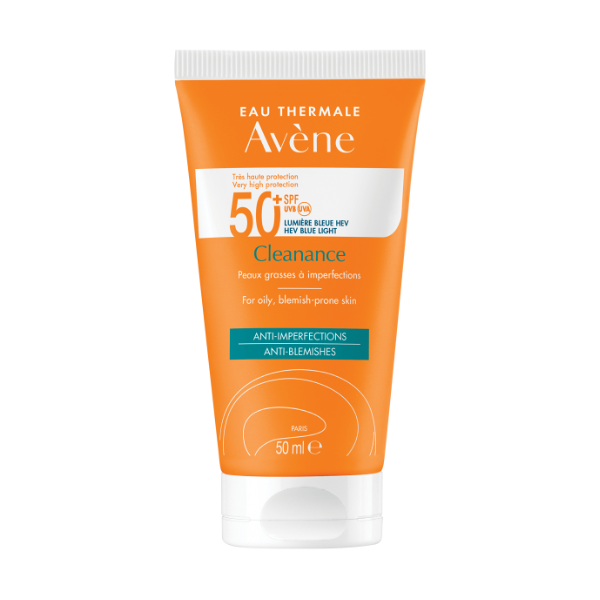 avene avène cleanance spf 50+ solare viso 50 ml - protezione solare per pelle sensibile