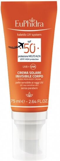 zeta farmaceutici spa euphidra kaleido uv system latte corpo spf50+ 50ml - protezione solare avanzata per una pelle idratata