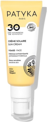 patyka cosmetics sas patyka - crema solare viso 